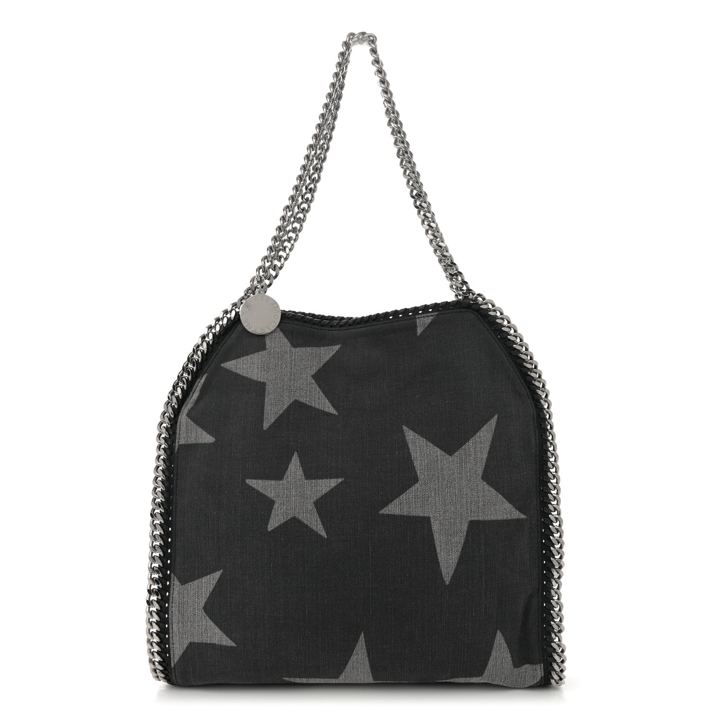 Stella McCartney Denim Star Small Falabella Tote Black 1 of 9