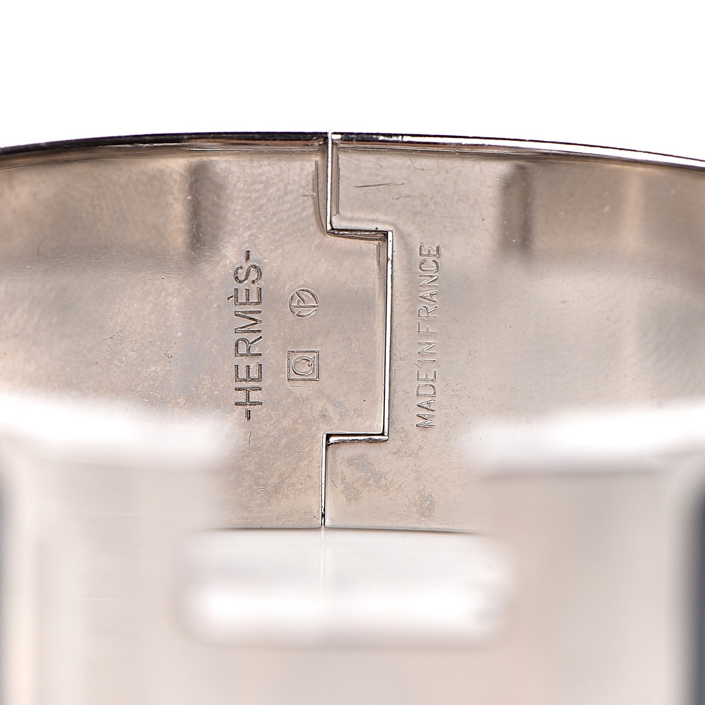 Enamel Wide Clic Clac H Bracelet PM Ardoise
