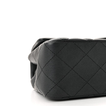 Chanel Lambskin Quilted Mini Rectangular Flap So Black 9 of 11