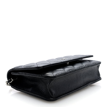 Chanel Caviar Quilted Wallet On Chain WOC Black 4 of 10
