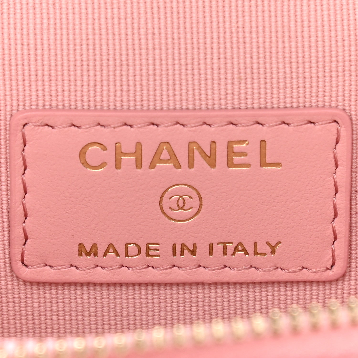 Chanel Caviar Quilted Small Handle With Care Vanity Case With Chain Pink 6 of 9