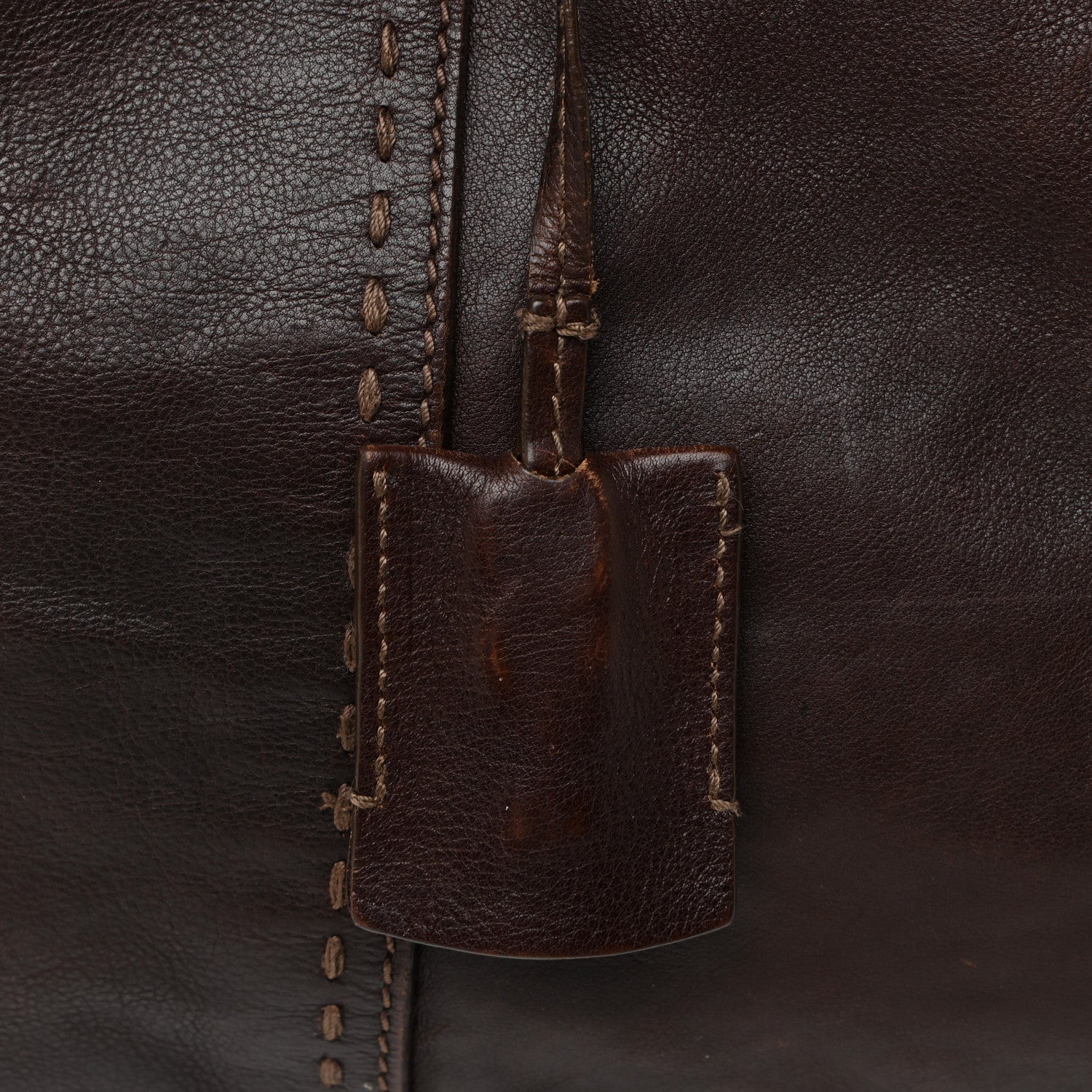 Saint Laurent Calfskin Oversized Muse Dark Brown 10 of 29