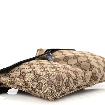 Gucci GG Monogram Double Pocket Belt Bag Dark Brown 9 of 13