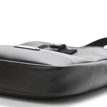 Saint Laurent Calfskin Rivington Race Pouch Black 9 of 10
