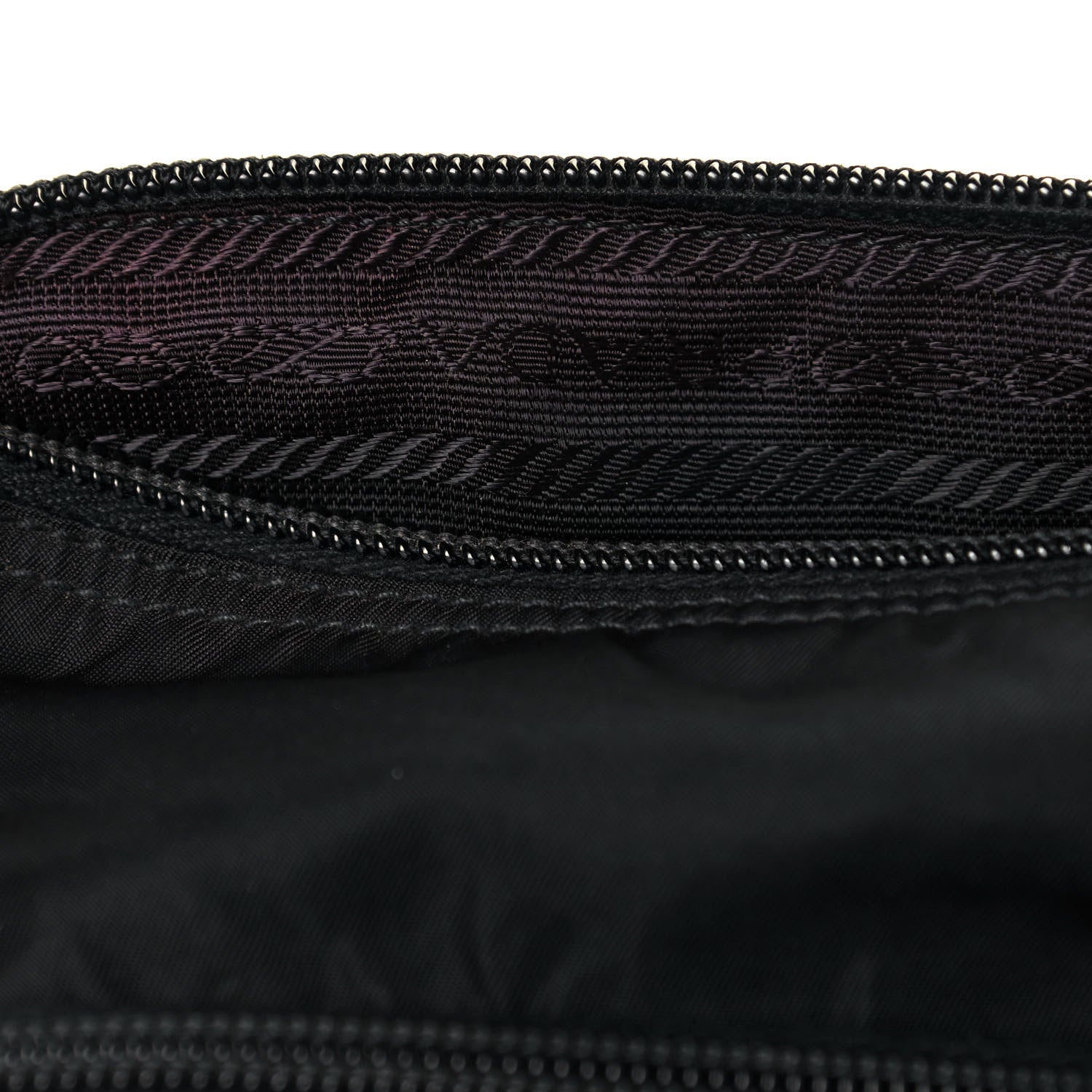 Prada Tessuto Nylon Single Buckle Messenger Bag Black 12 of 15
