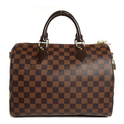 Louis Vuitton Damier Ebene Speedy Bandouliere 30 1 of 8