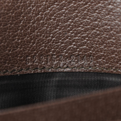 Gucci GG Supreme Monogram Web Ophidia Continental Wallet Brown 7 of 7