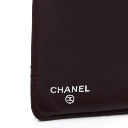 Chanel Lambskin Quilted Yen Wallet Black 4 of 8