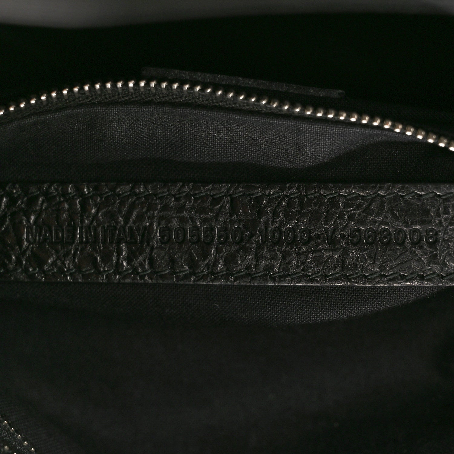 Balenciaga Chevre Silver Metallic Edge Hardware City Black 8 of 12