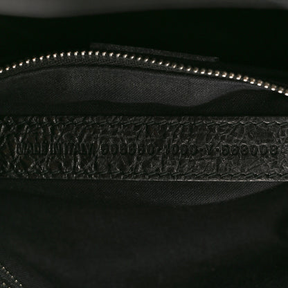 Balenciaga Chevre Silver Metallic Edge Hardware City Black 8 of 12