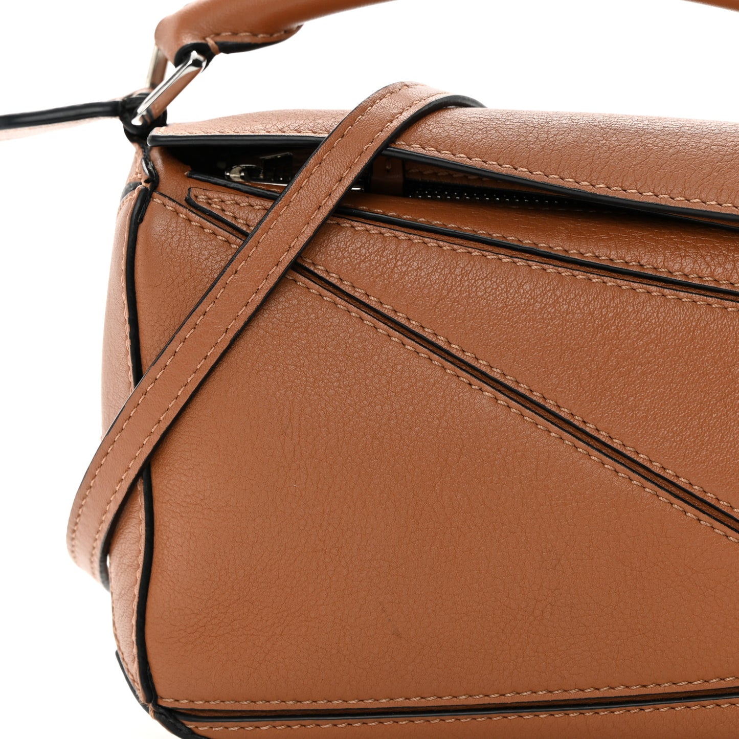 Calfskin Mini Puzzle Bag Tan