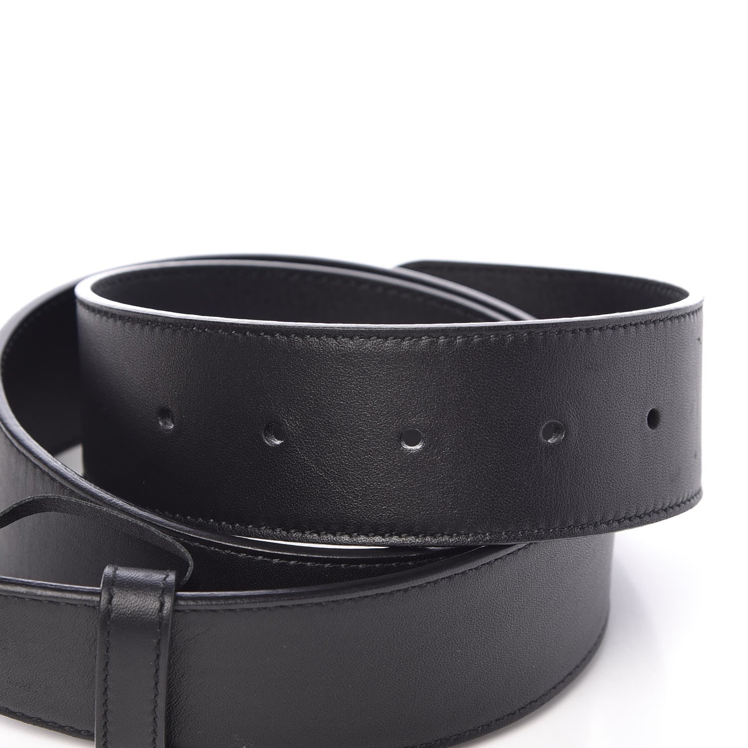 Gucci Calfskin Double G 40mm Belt 90 36 Black 4 of 6