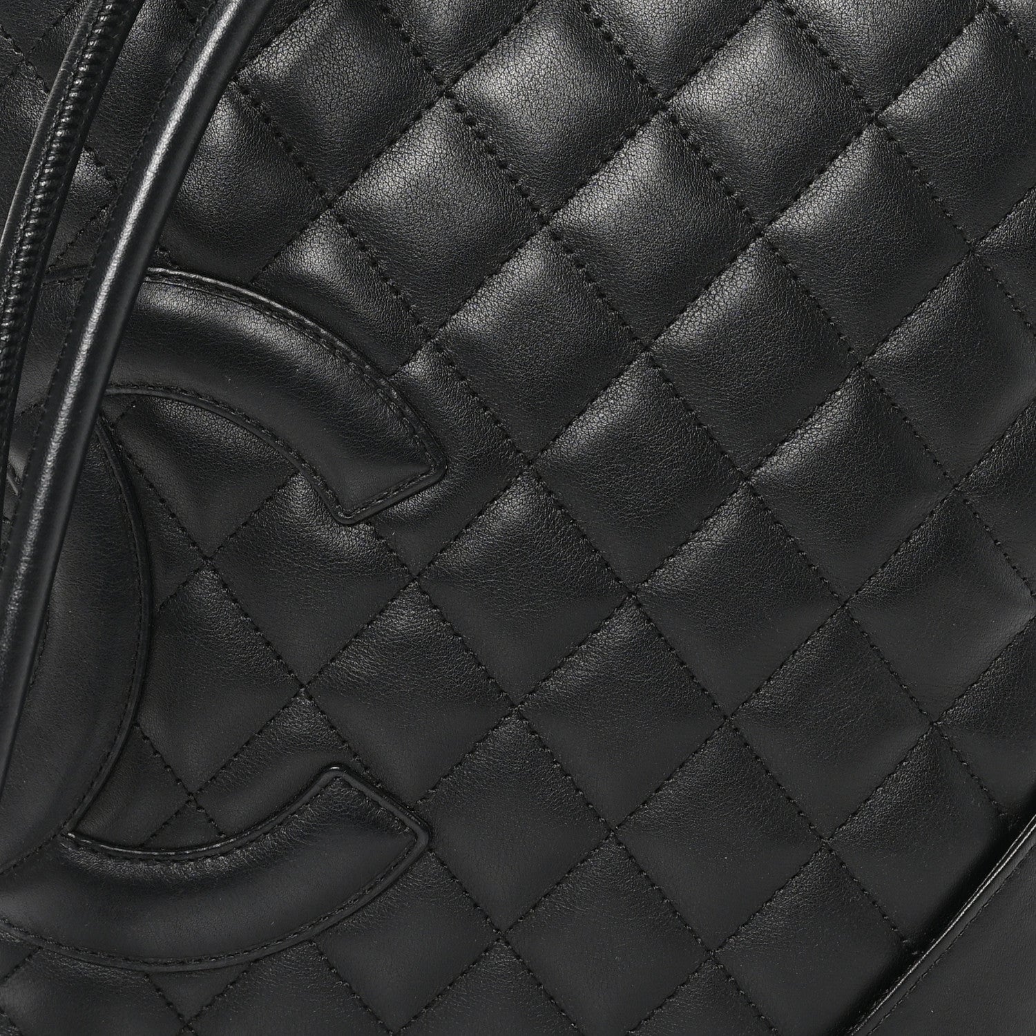 Chanel Calfskin Quilted Medium Cambon Messenger Black 7 of 9