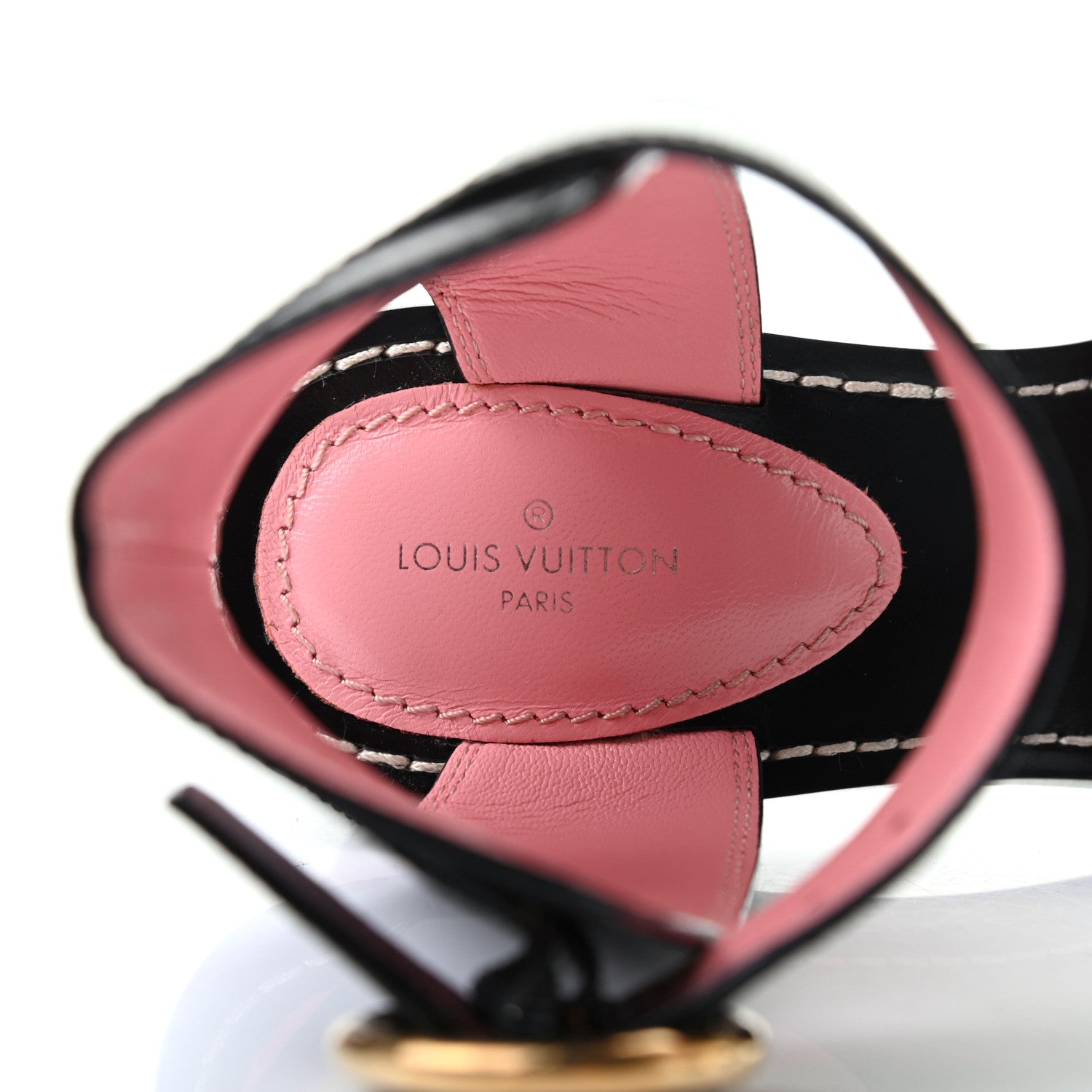 Louis Vuitton Calfskin Monogram Passenger Sandals 36 Black 8 of 10