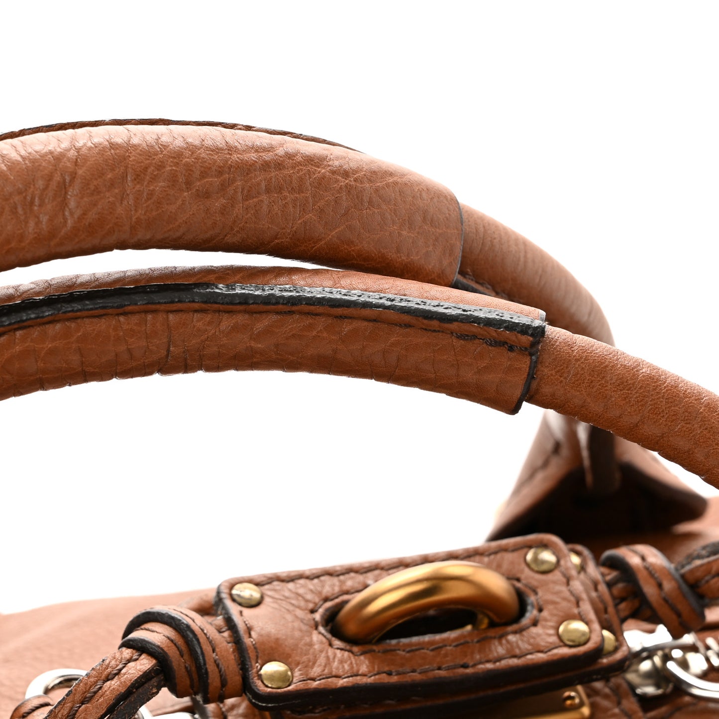 Calfskin Medium Paddington Satchel Nut