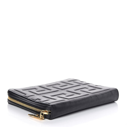Versace Calfskin Stitched Donna iPad Case Black 4 of 9