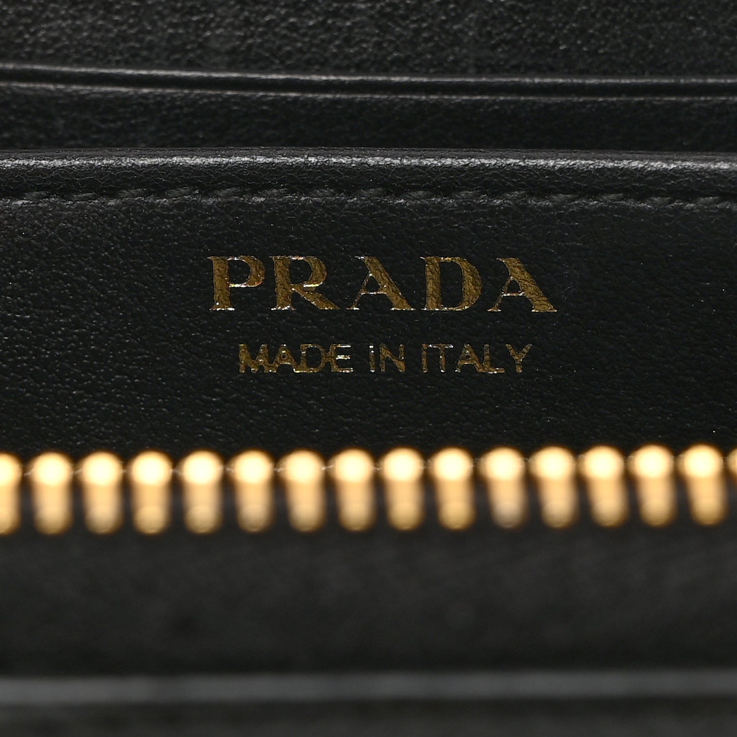 Saffiano Metal Zip Coin Purse Black