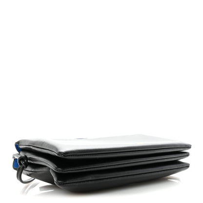 Celine Smooth Lambskin Trio Flap Black 4 of 10