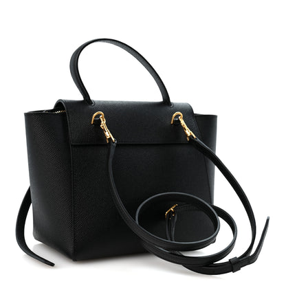 Celine Grained Calfskin Nano Belt Bag Black 3 of 13