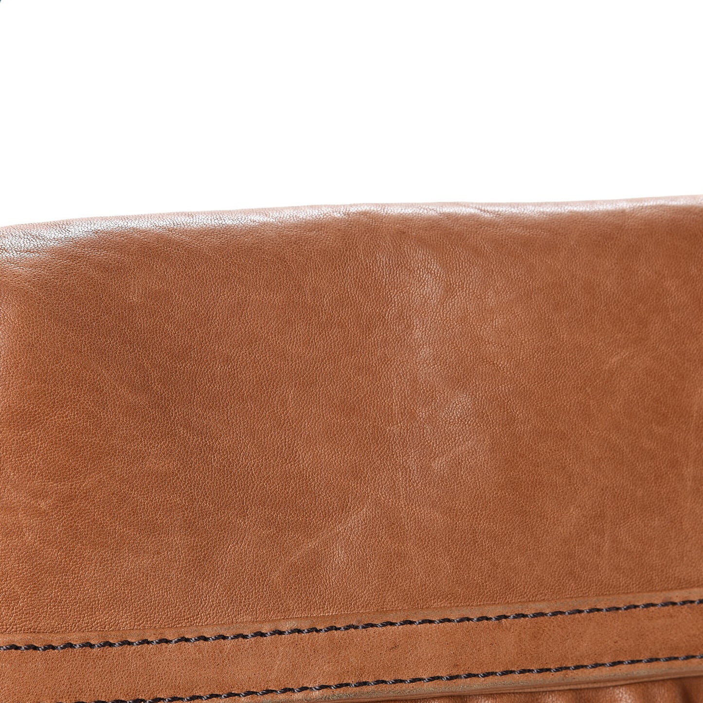 Calfskin Small Chef Shoulder Bag Brown