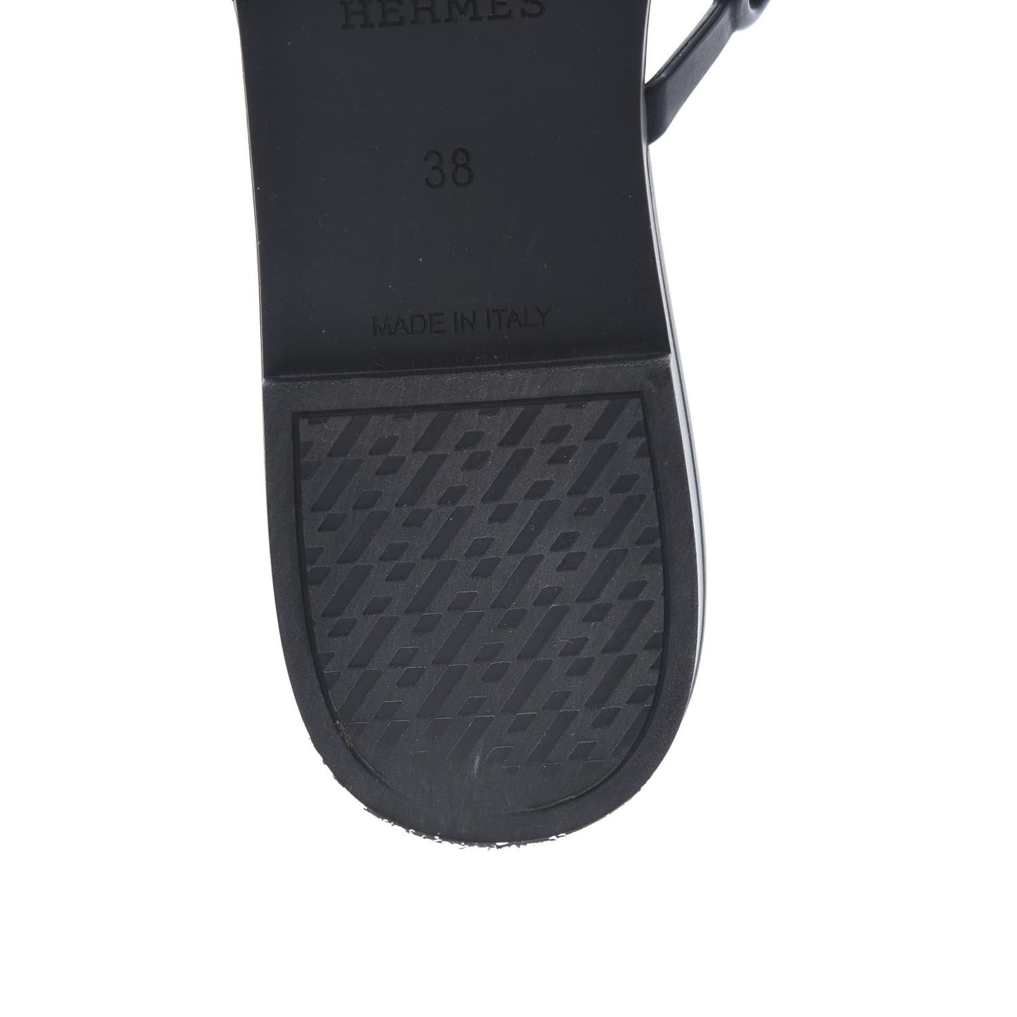 Rubber Chaine d'Ancre Rivage Sandals 38 Black