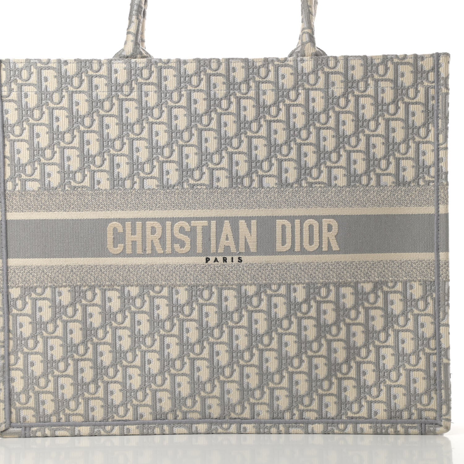 Christian Dior Oblique Large Book Tote Grey 8 of 13