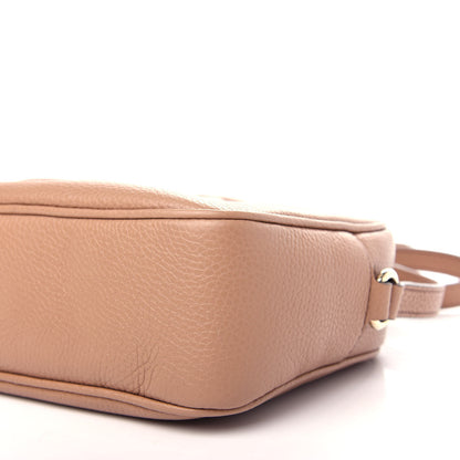 Gucci Pebbled Calfskin Small Soho Disco Bag Rose Beige 9 of 10
