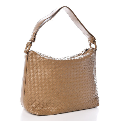 Bottega Veneta Nappa Intrecciato Hobo Camel 3 of 9