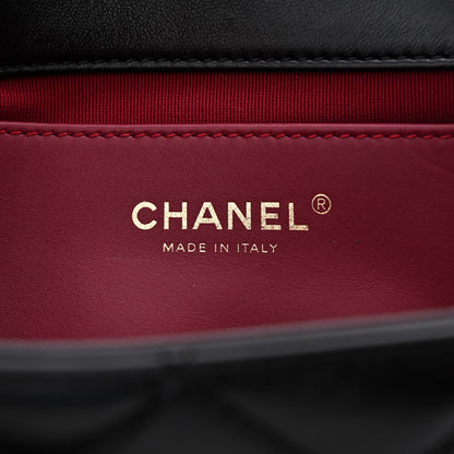 Chanel Lambskin Quilted Mini Flap Black 7 of 11