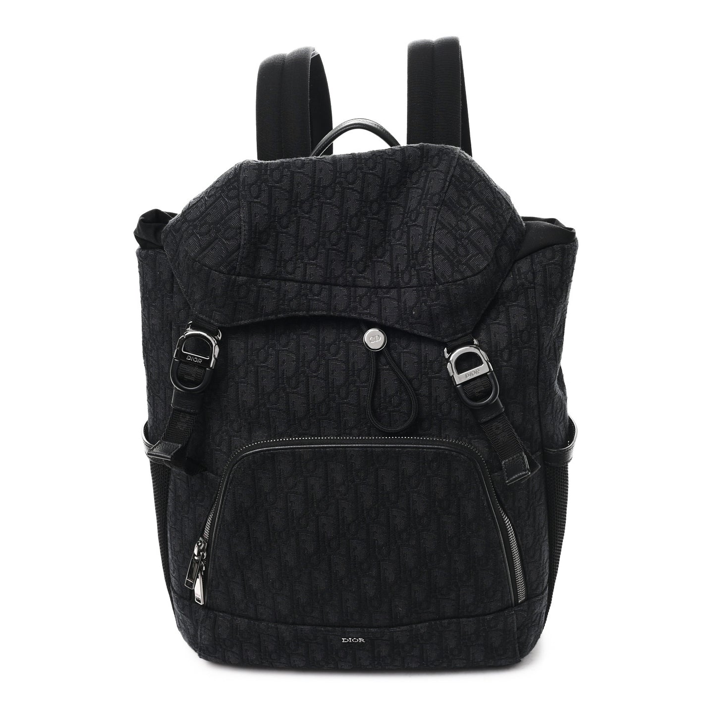 Oblique Calfskin 8 Backpack  Black