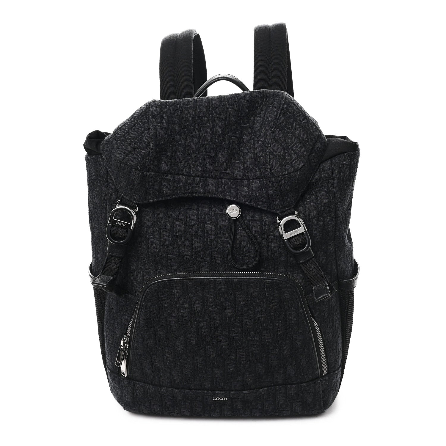 Christian Dior Oblique Calfskin 8 Backpack  Black 1 of 10