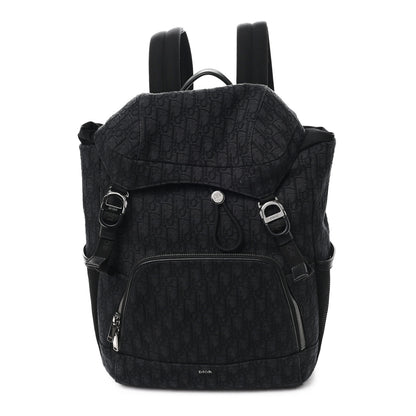 Christian Dior Oblique Calfskin 8 Backpack  Black 1 of 10