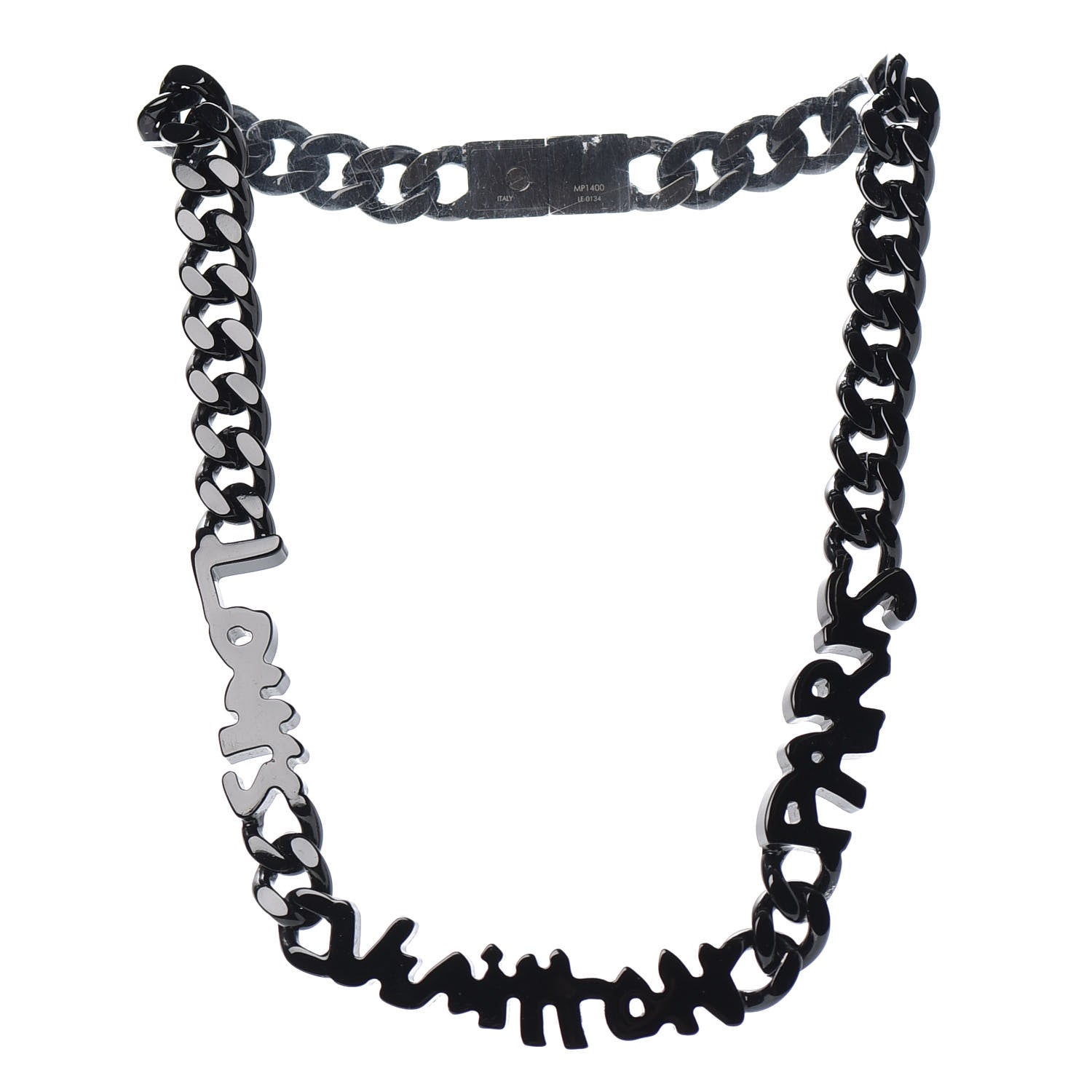 Louis Vuitton Graffiti Necklace Black 3 of 6