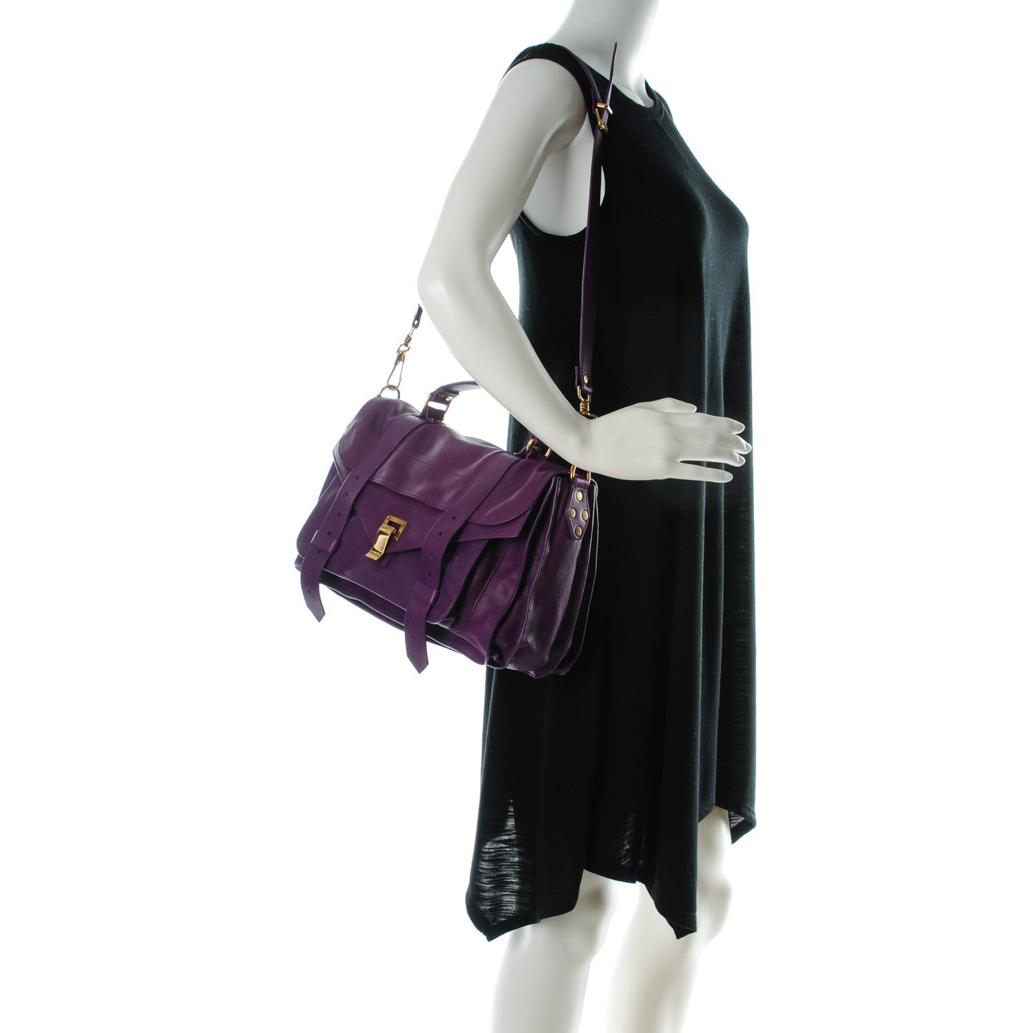 Proenza Schouler Lambskin Medium PS1 Satchel Veruca Salt 2 of 8