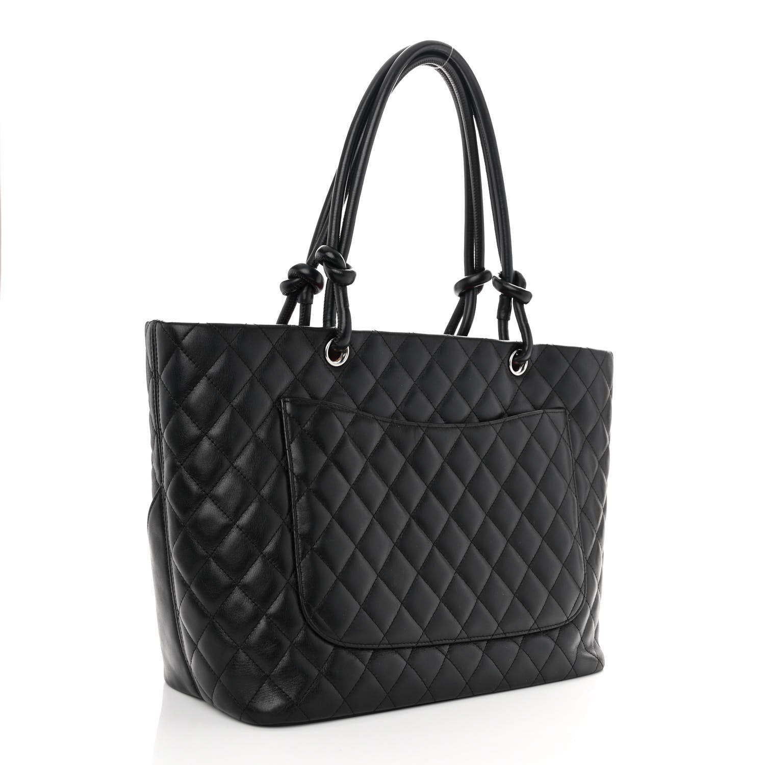 Chanel Calfskin Quilted Large Cambon Tote Black 3 of 9