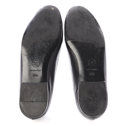 Chanel Lambskin CC Ballerina Flats 35.5 Black 5 of 9