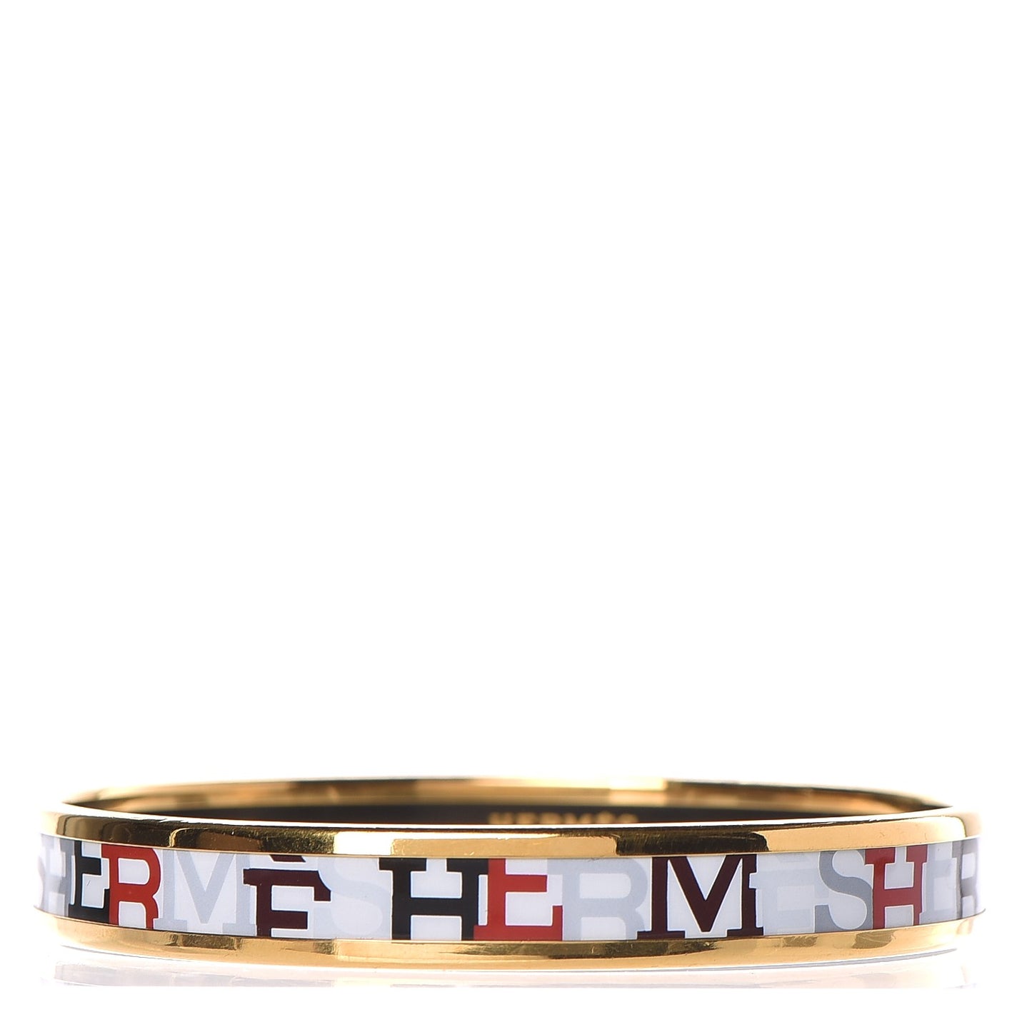 Enamel Printed Narrow Capitales Bracelet 65