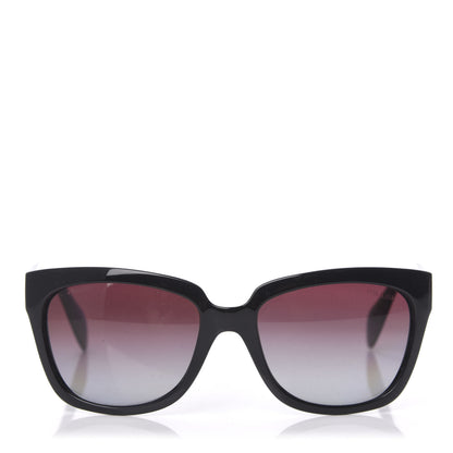 Prada Square Sunglasses SPR 07P Black 2 of 8