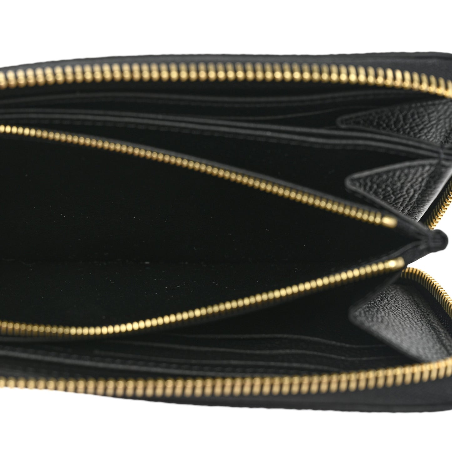 Empreinte Monogram Giant Zippy Wallet Black Beige