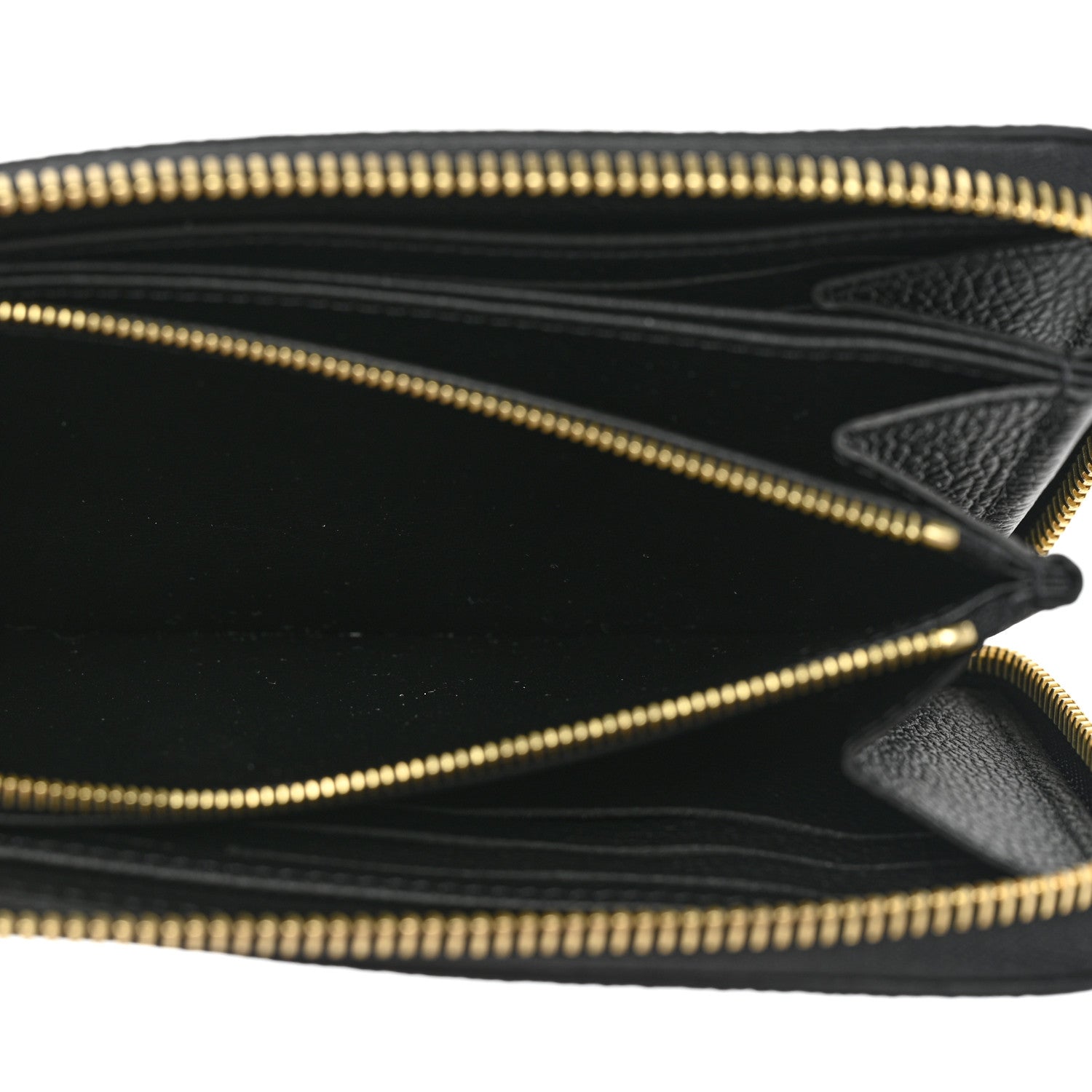 Louis Vuitton Empreinte Monogram Giant Zippy Wallet Black Beige 7 of 14