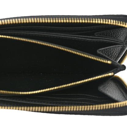 Louis Vuitton Empreinte Monogram Giant Zippy Wallet Black Beige 7 of 14