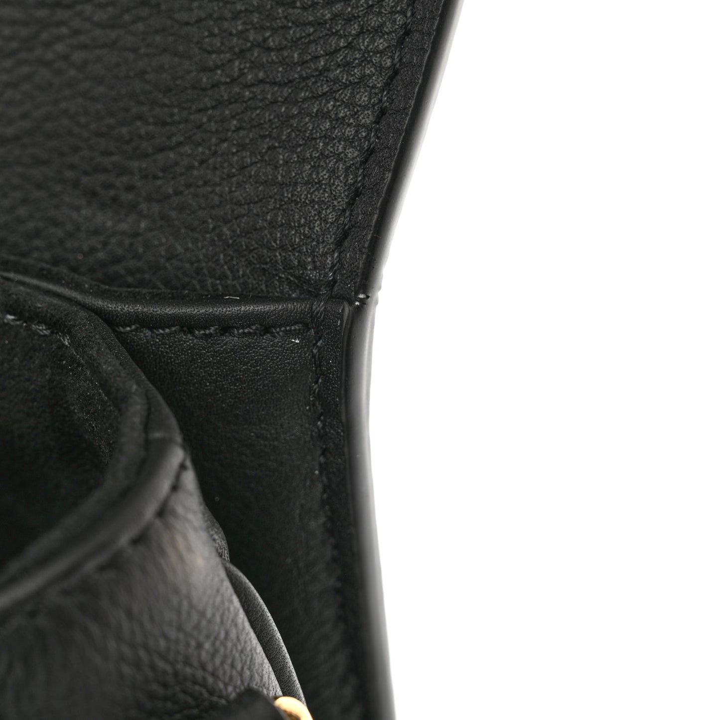 Grained Calfskin Lockme Oxford Black