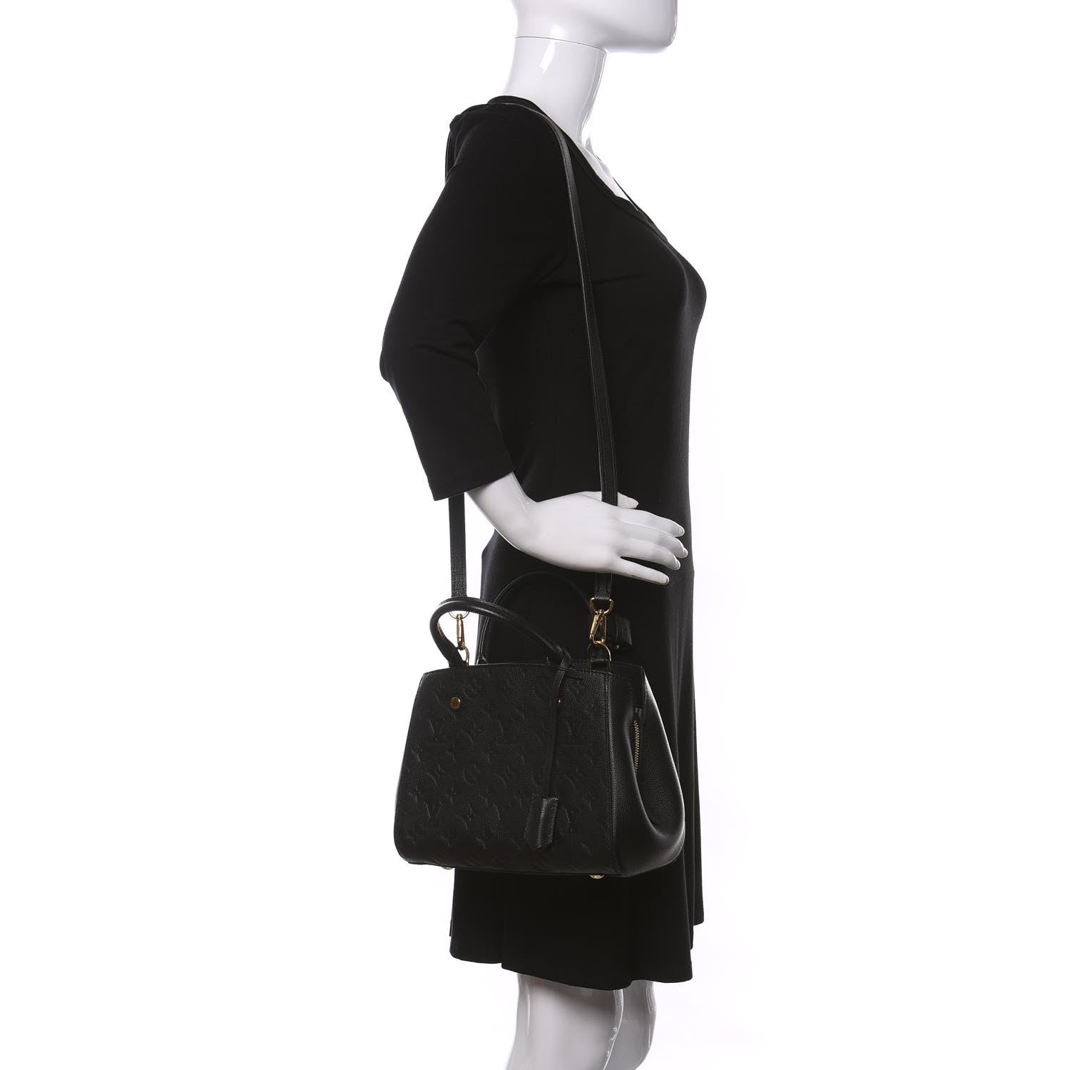 Louis Vuitton Empreinte Montaigne BB Black 2 of 10