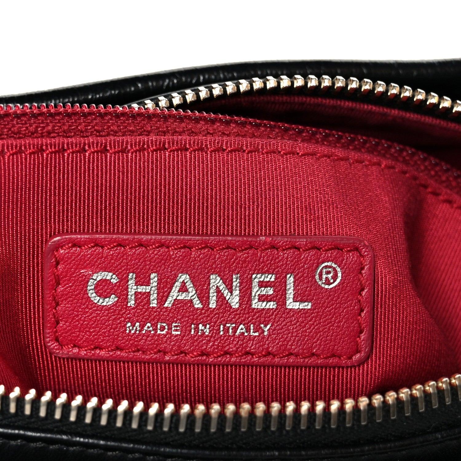Chanel Aged Calfskin Quilted Small Gabrielle Hobo Black 6 of 10