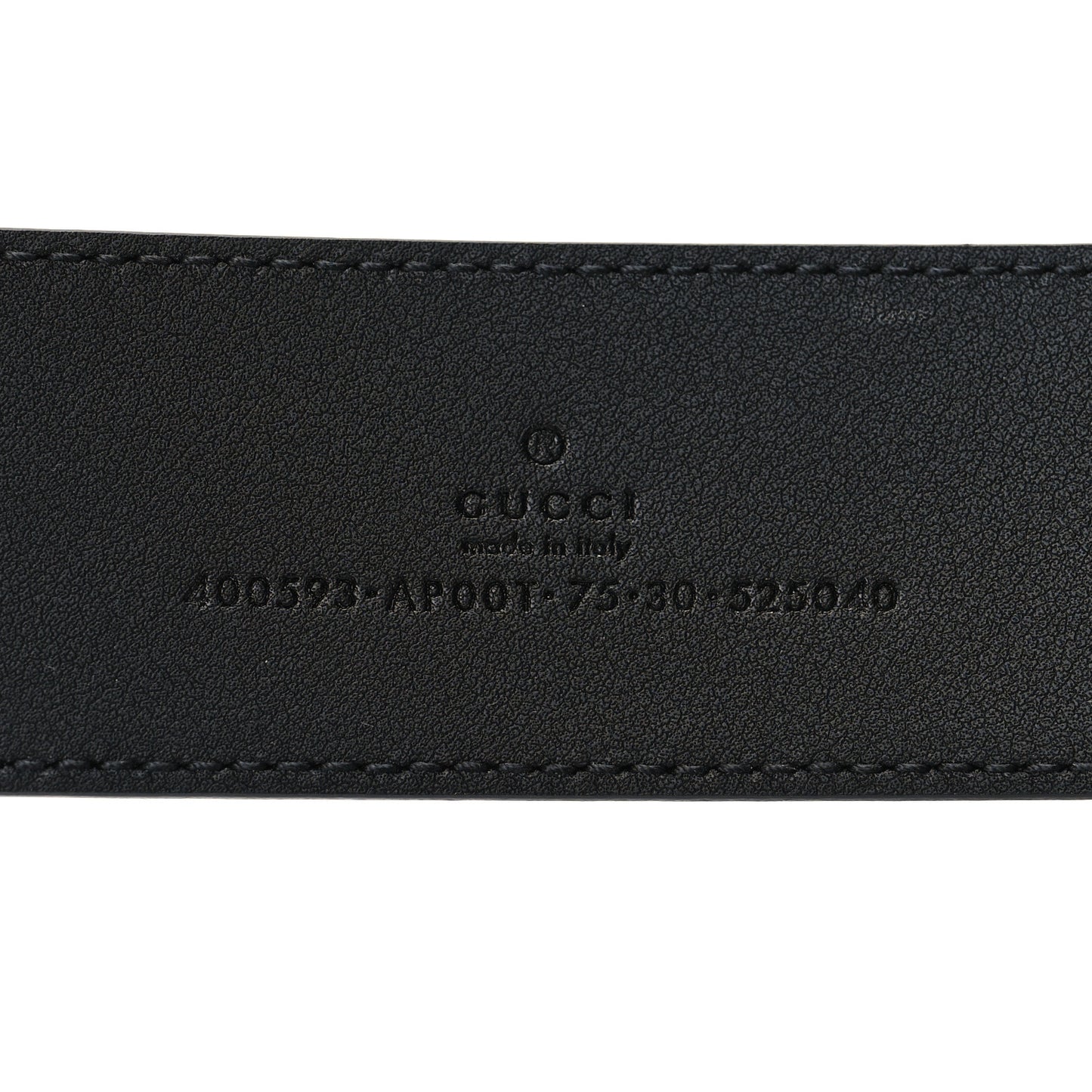 Calfskin Double G 40mm Belt 75 30 Black