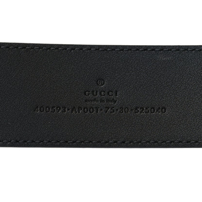 Gucci Calfskin Double G 40mm Belt 75 30 Black 5 of 5
