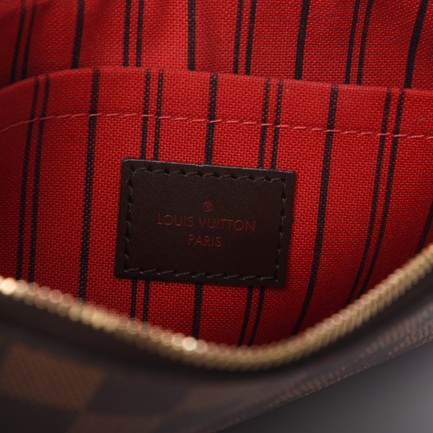 Louis Vuitton Damier Ebene Neverfull MM GM Pochette 6 of 7