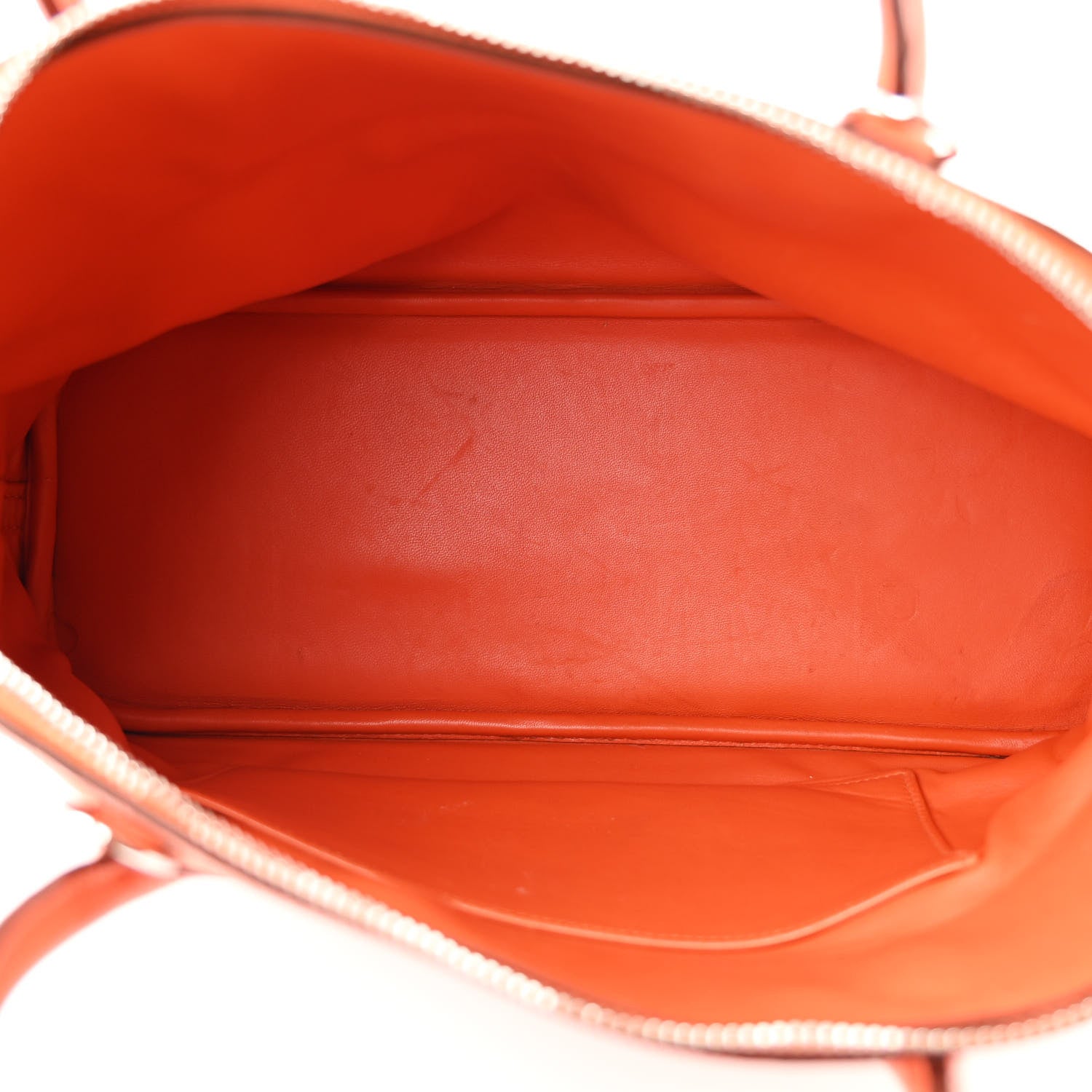Hermes Taurillon Clemence Bolide 35 Orange Poppy 5 of 12
