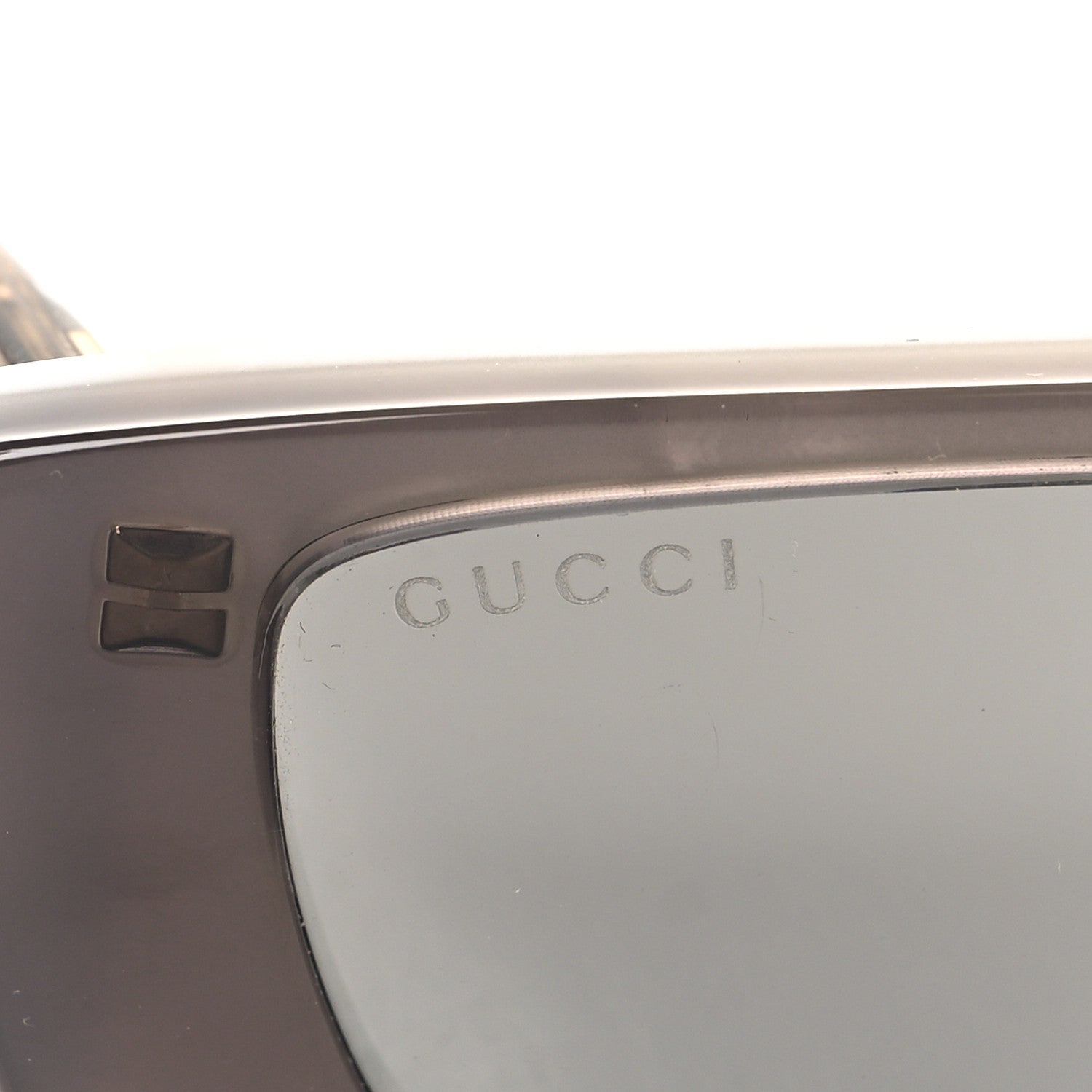 Gucci Acetate Rectangular GG0516S Sunglasses Grey Gold 7 of 8