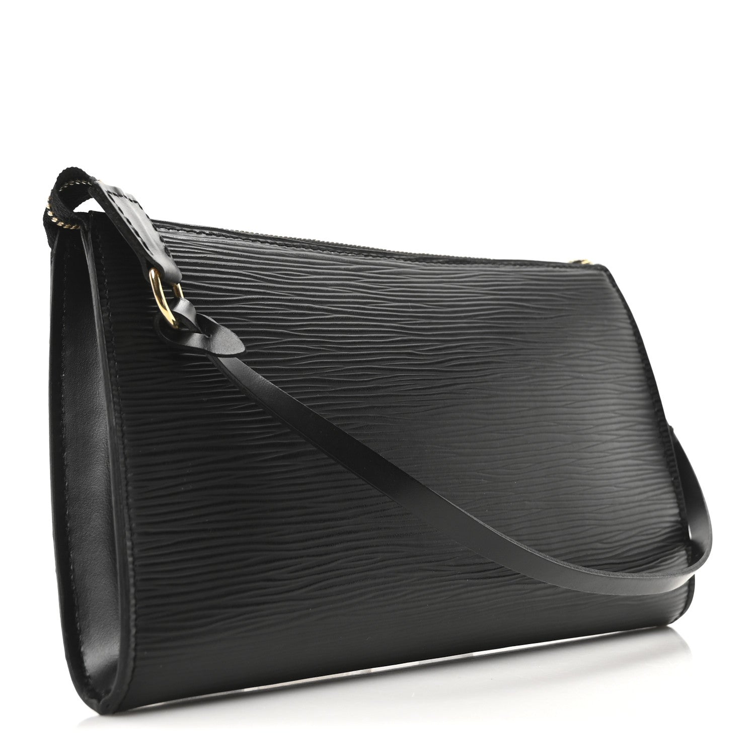Louis Vuitton Epi Pochette Accessories 24 Black 3 of 9